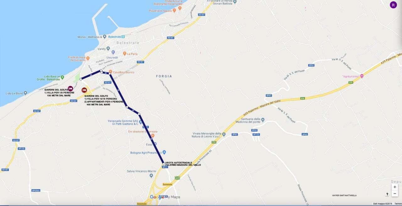 Giardini Del Golfo Apartman Balestrate Kültér fotó